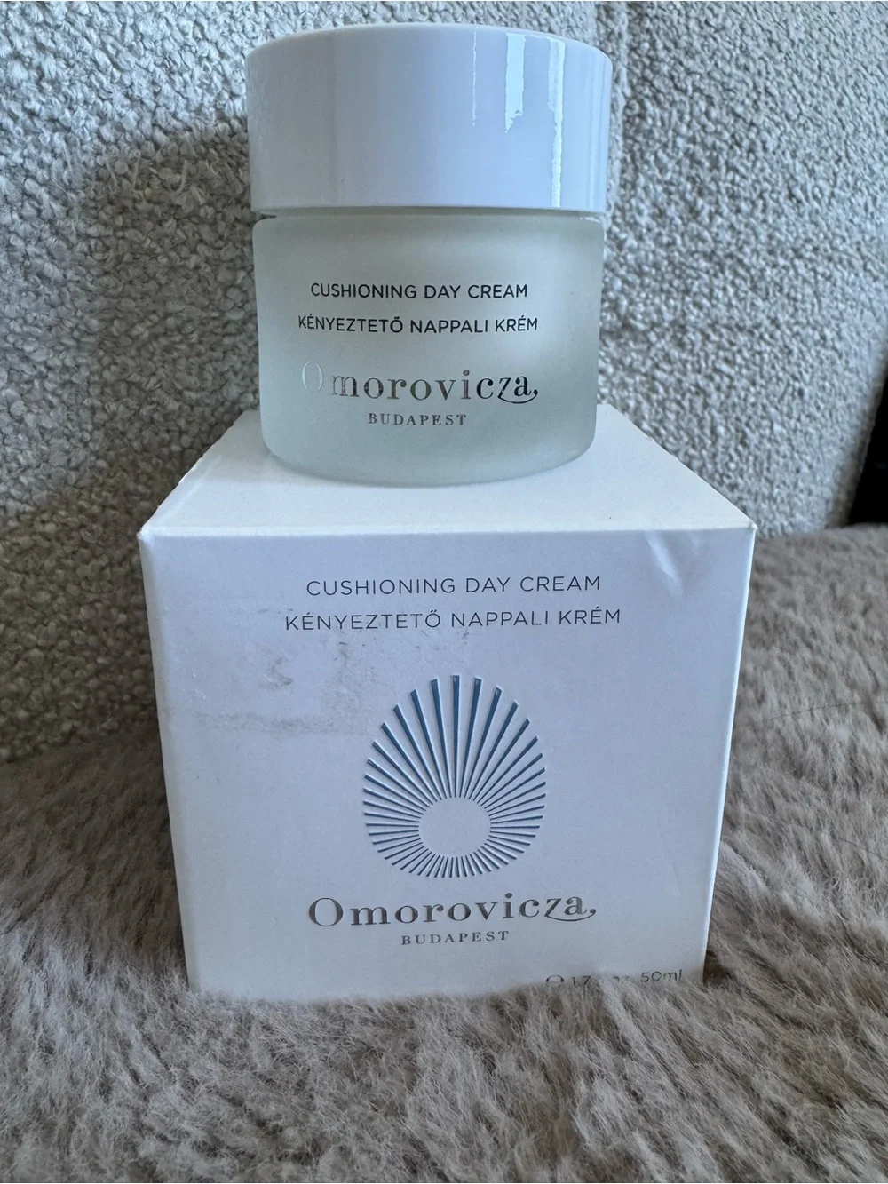 NIB Omorovicza Cushioning Day Cream 50ml 1.7oz Luxury Moisturizer $250